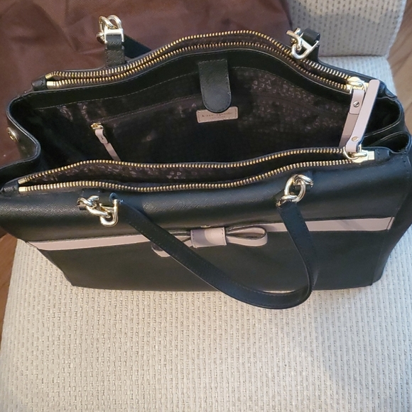 Kate Spade Kirk Park Saffiano Mason w/bow - Picture 2 of 4